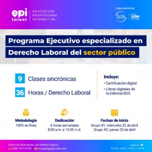 Programa Ejecutivo especializado en Derecho Laboral del sector público
